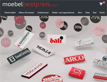 Tablet Screenshot of moebelbestpreis.com